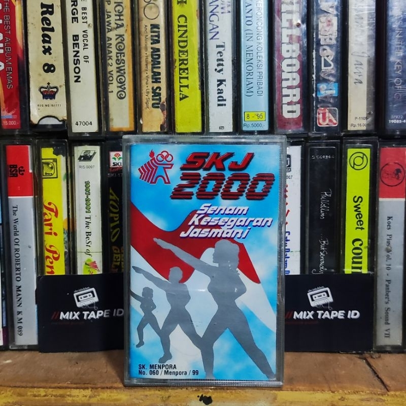 Kaset Pita - SKJ 2000 - Senam Kesegaran Jasmani - Radio Tape - Kaset - Radio - Pemutar Kaset - Musik