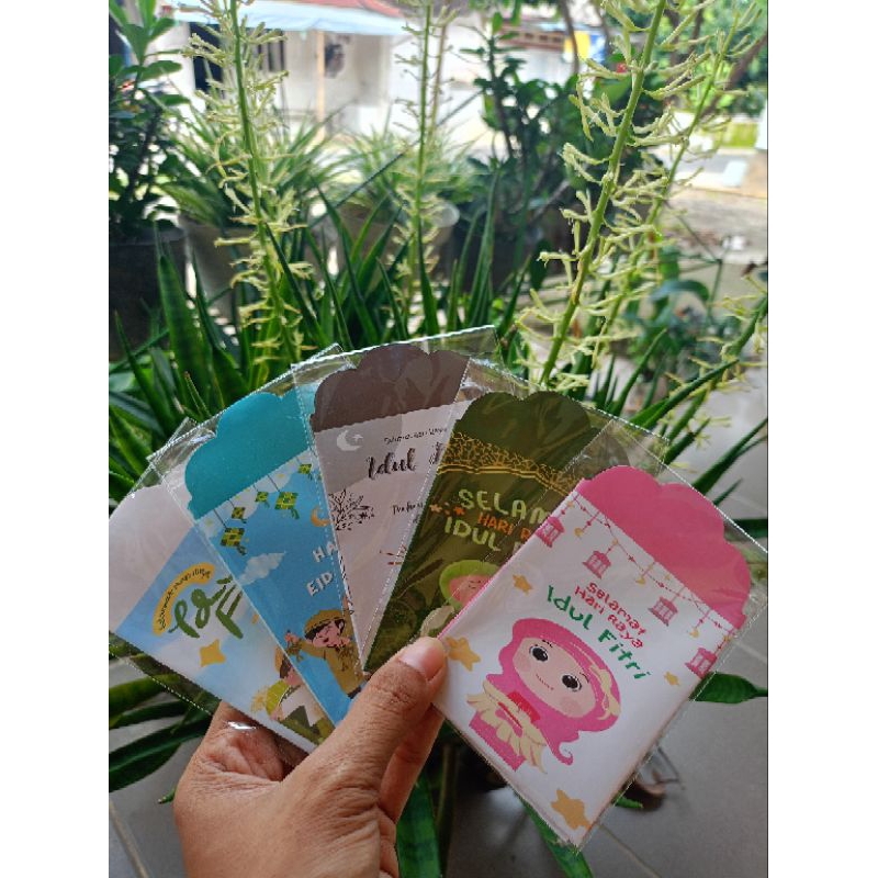 

10 PCS AMPLOP MEDIUM MUSLIM LUCU AMPLOP LEBARAN 2025