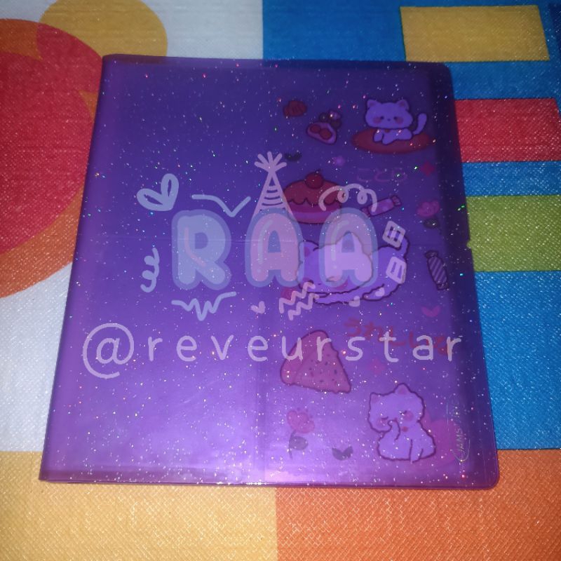 COLLECTION BOOK KOLBUK JAMSTUDIO GLITTER PURPLE 4P | PHOTOCARD PC KPOP IDOL
