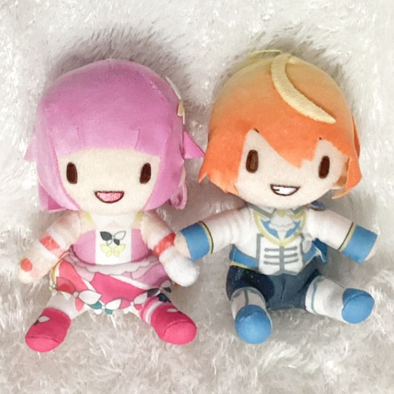 Project Sekai Fuwapuchi Plush WxS Tenma Tsukasa & Otori Emu