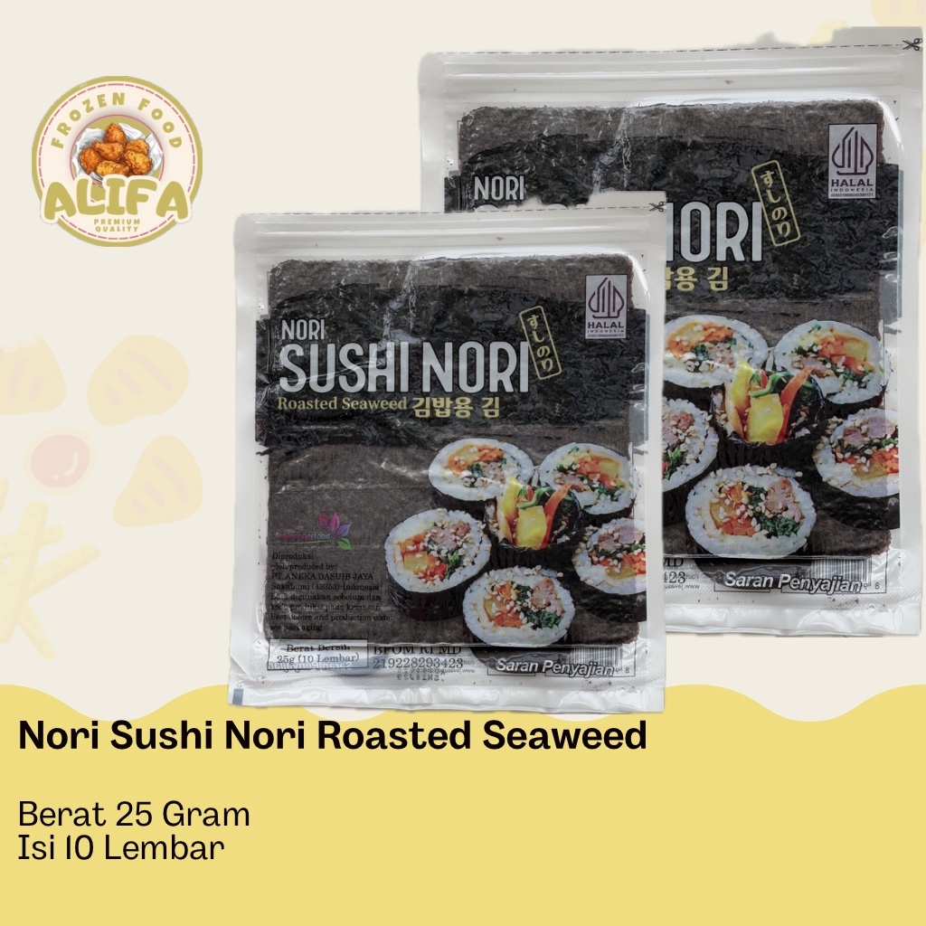 

Nori Sushi Nori Roasted Seaweed 25 gr 10pcs