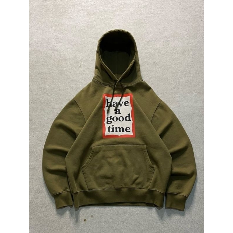 HOODIE HAVE A GOOD TIME SECOND ORIGINAL (M) @KAKIKU.SECONDTHRIFT