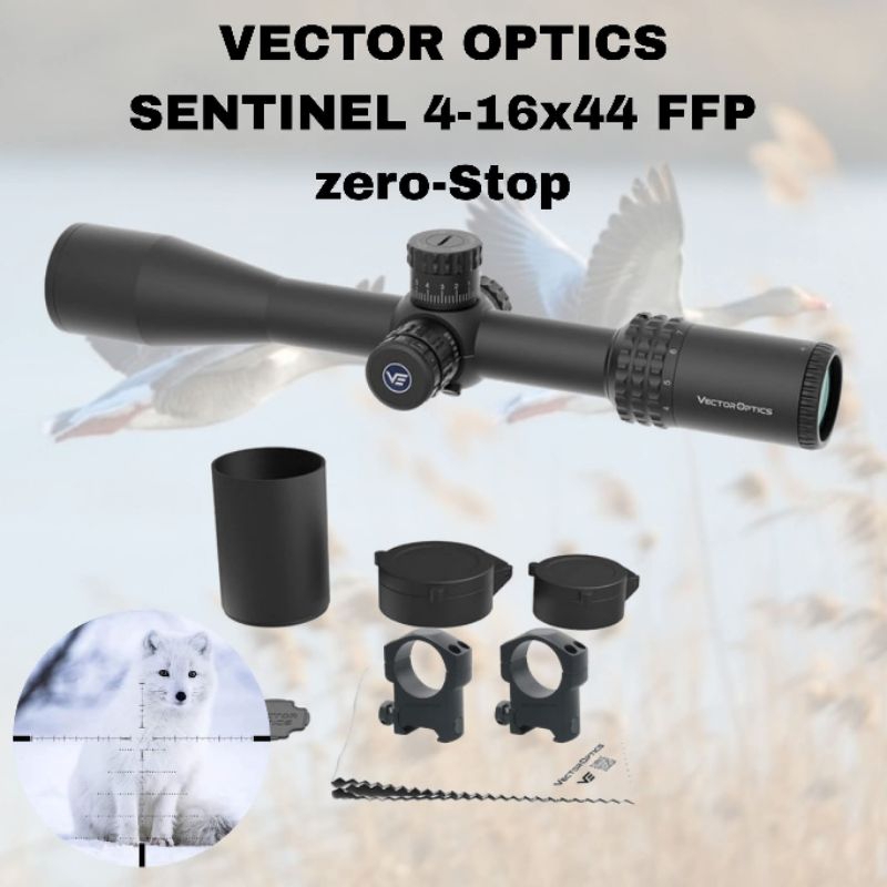 Vector Sentinel 4-16x44 FFP Zero stop