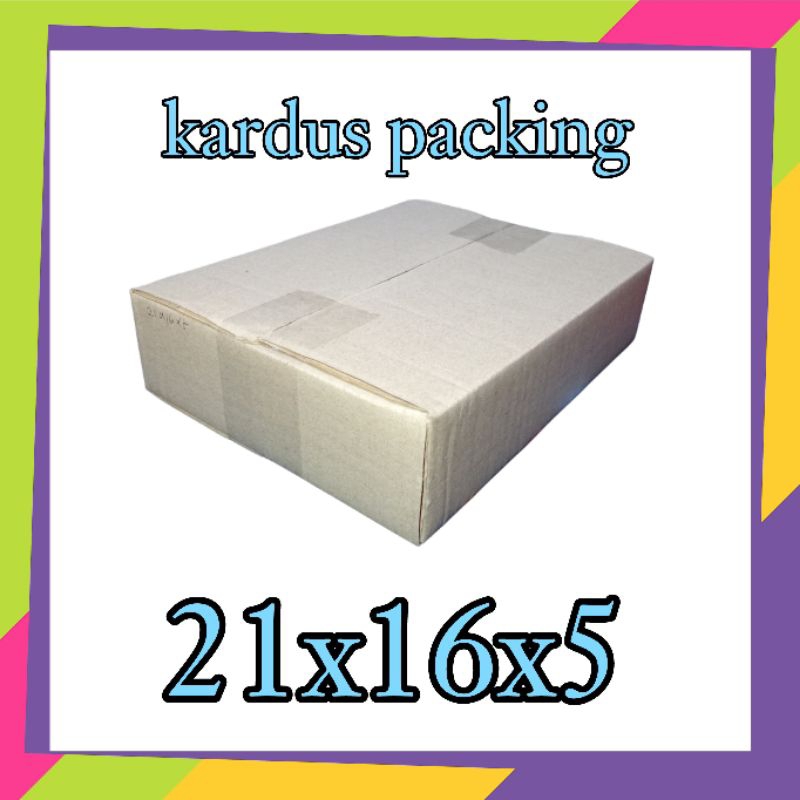 

kardus packing UK 21x16x5 kardus besar kardus kecil