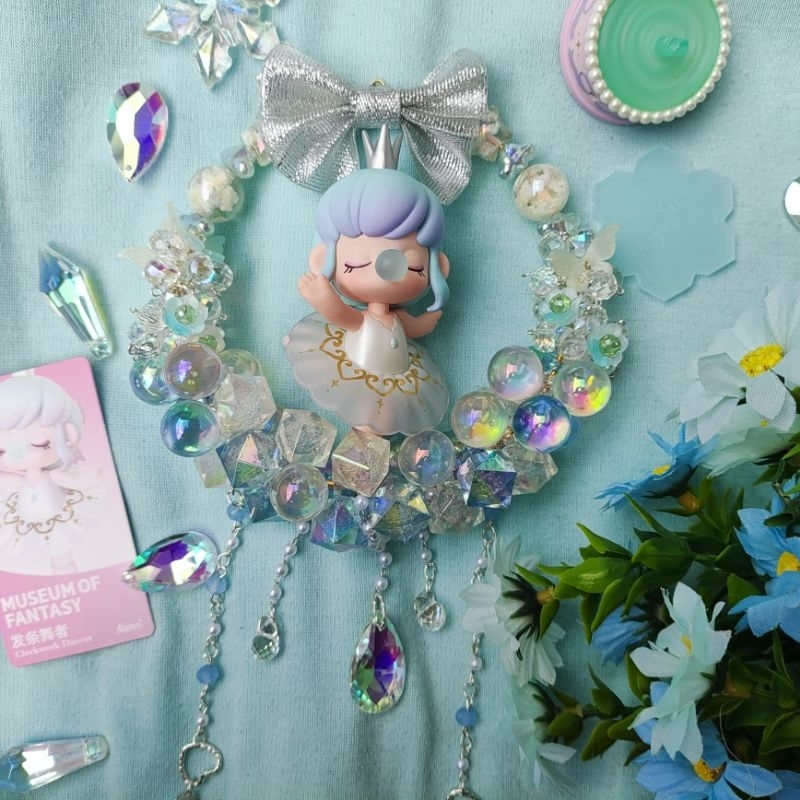 [Swarovski Mixed] Nancy Bag Charm | Figure Bag Charm | Strap Phone | Charm