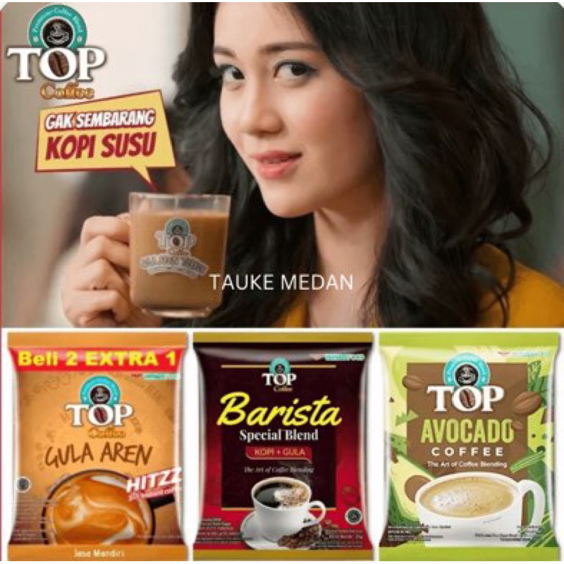 

Top coffe kopi instan / Avocado / Gula Aren / Barista Special blend