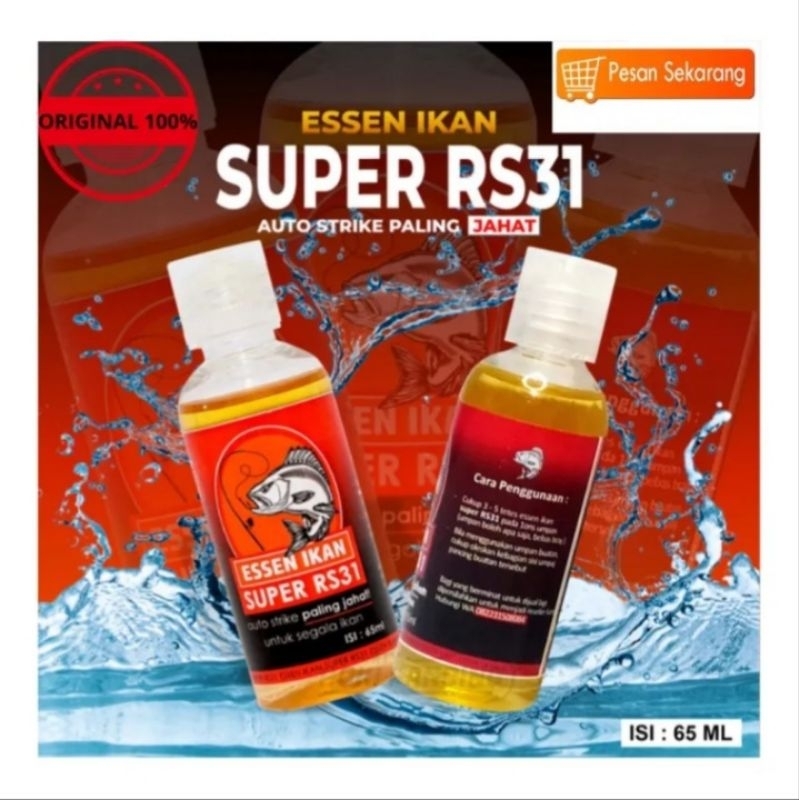 TERMURAH Essen Rs31 Paling Laris 100% Asli Original Aroma Kuat No.1 Essen Ikan Super