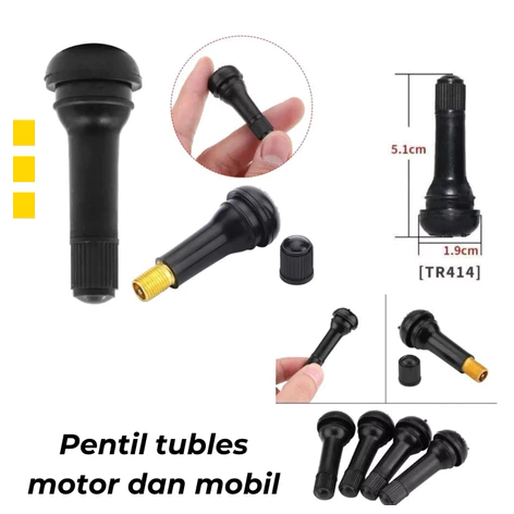 Pentil Ban Tubeless Tubless Karet Pentil Ban Motor Ban Mobil