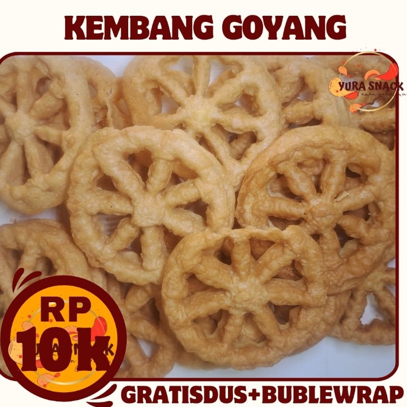 

Kembang Goyang manis | Camilan Tradisional Enak Murah