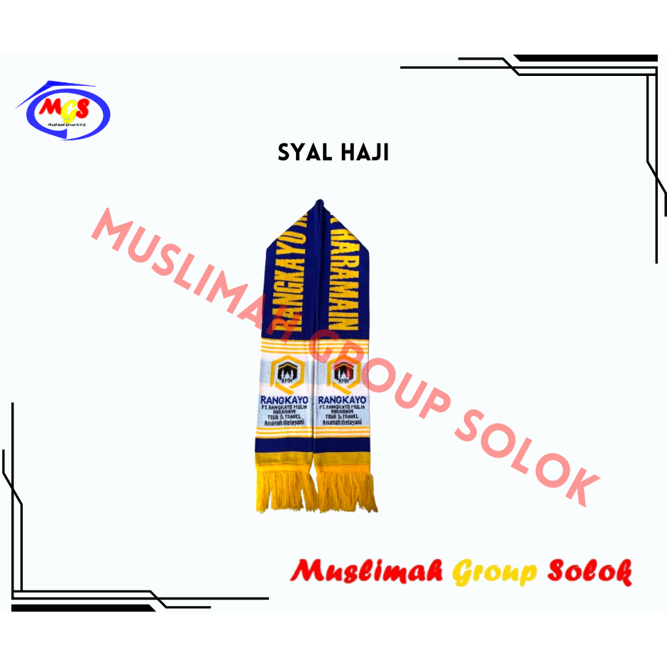 Syal Rajut Custom Manual
