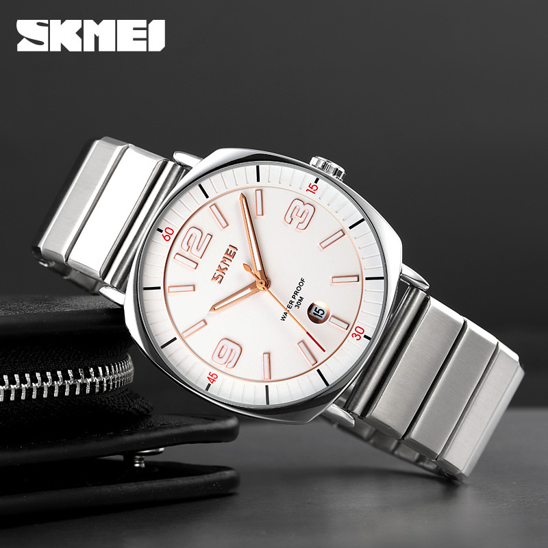 SKMEI 9280 Original Jam Tangan Wanita Analog Stainless Steel Tahan Air