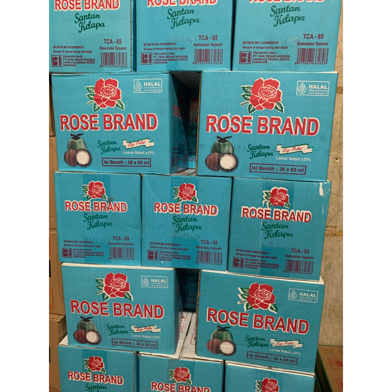 

Santan Rose Brand exp November 2026 1 dus 36pcsx65ml (tanpa gelas)