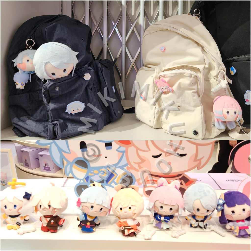 END OF YEAR SALE GENSHIN IMPACT X LINE FRIENDS OFFICIAL DOLL KEYRING BAG CHARM PLUSH DOLL MAINAN MER