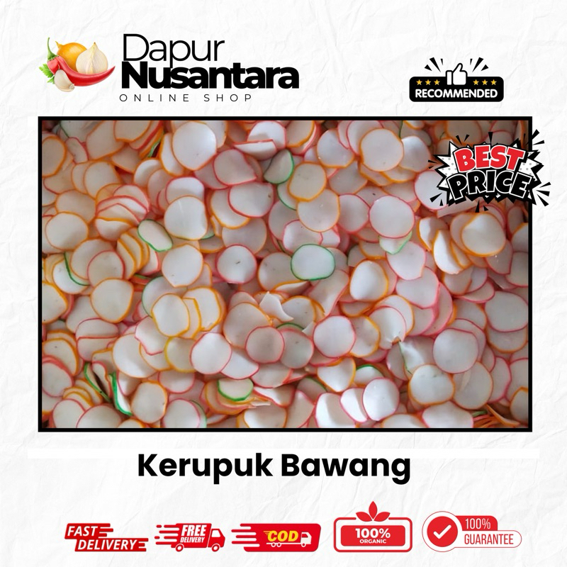 

Kerupuk Bawang Renyah dan Enak