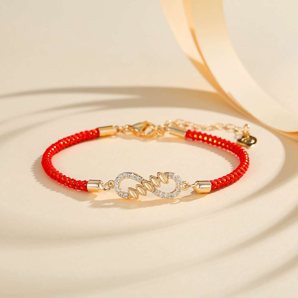 LM675 【COD】 Gelang Tali Titanium Hitam Adjustable Wanita Dewasa Gelang Anti Karat