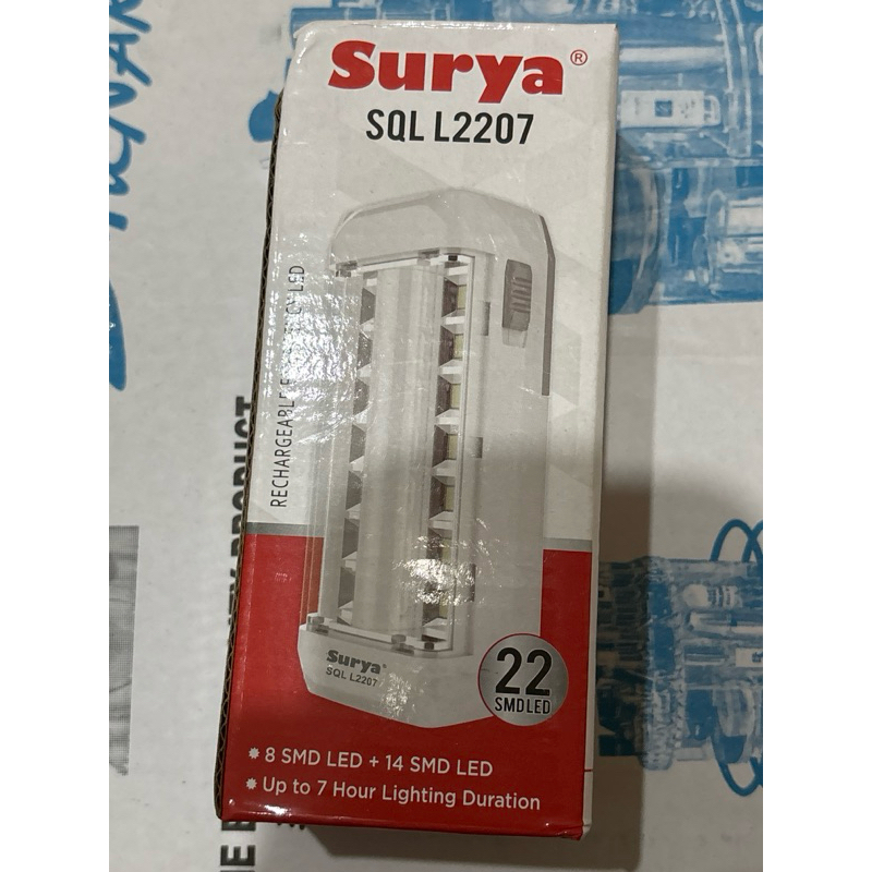 lampu emergency Surya  lampu senter