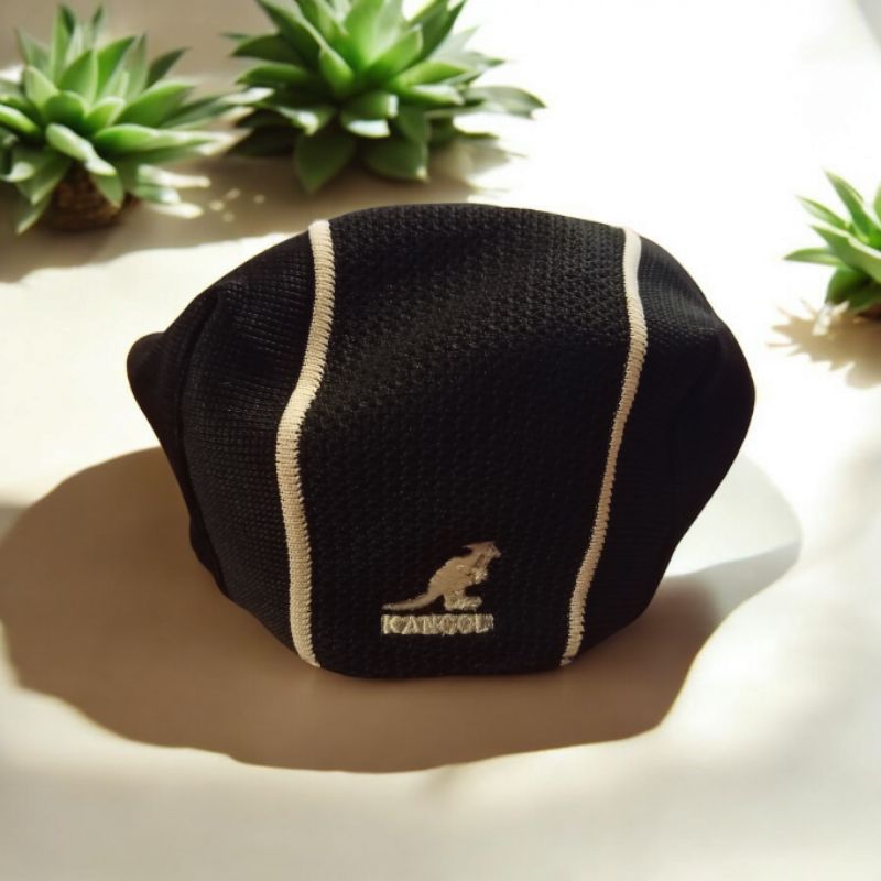 Topi Pet/flat cap/topi kodok Kangol k4ng0l kan gol Kangol tipe fresh mesh cap