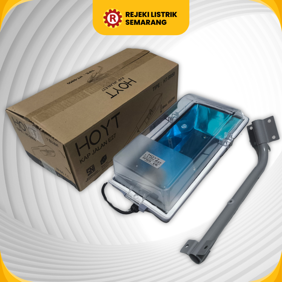 KAP LAMPU JALAN PJU KECIL MERK YOMIKO, KAP LAMPU JALAN ANTI AIR, E27