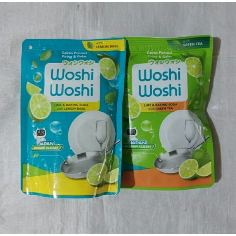 WOSHI WOSHI 75 ml lime & baking soda sabun cuci piring cair