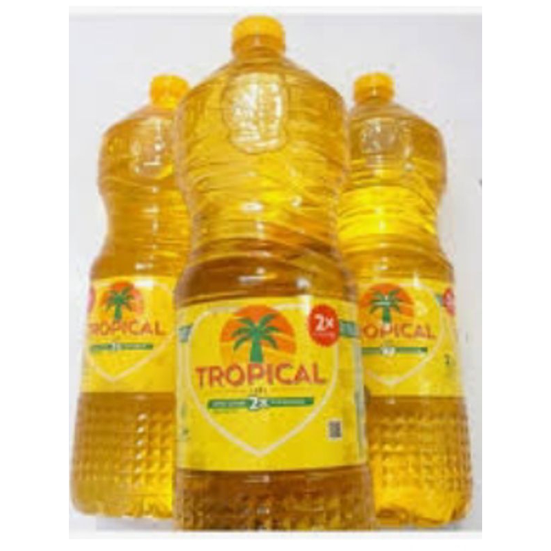 

Minyak goreng tropical botol 2 liter/pack isi 6