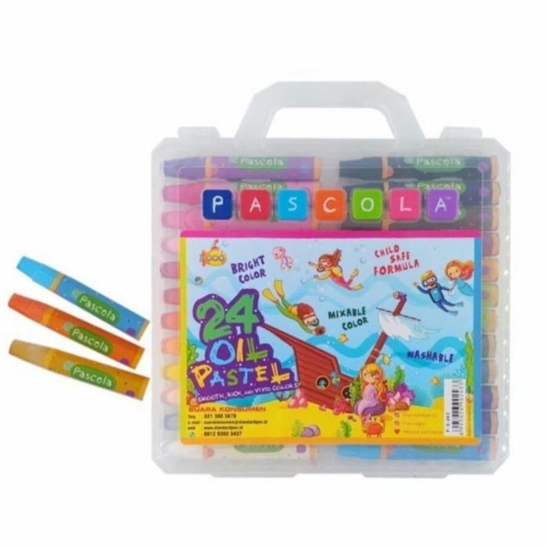

CRAYON / OIL PASTEL PASCOLA 24 WARNA