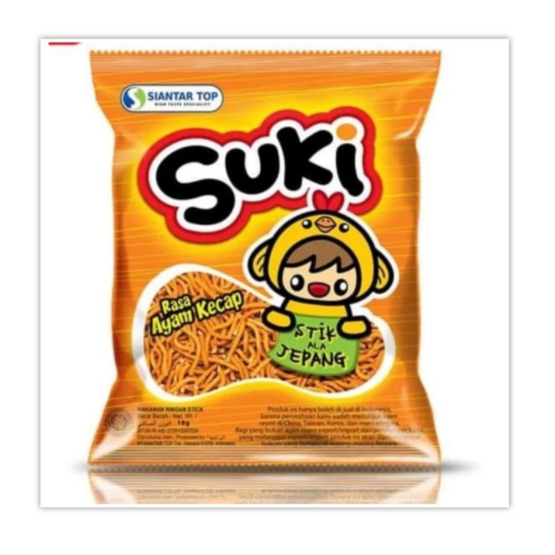 

Suki Stik Ala Jepang Rasa Ayam Kecap 105 gr Snack Cemilan