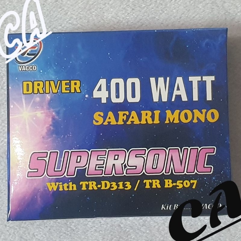 DRIVER POWER AMPLIFIER 400 WATT SAFARI MONO