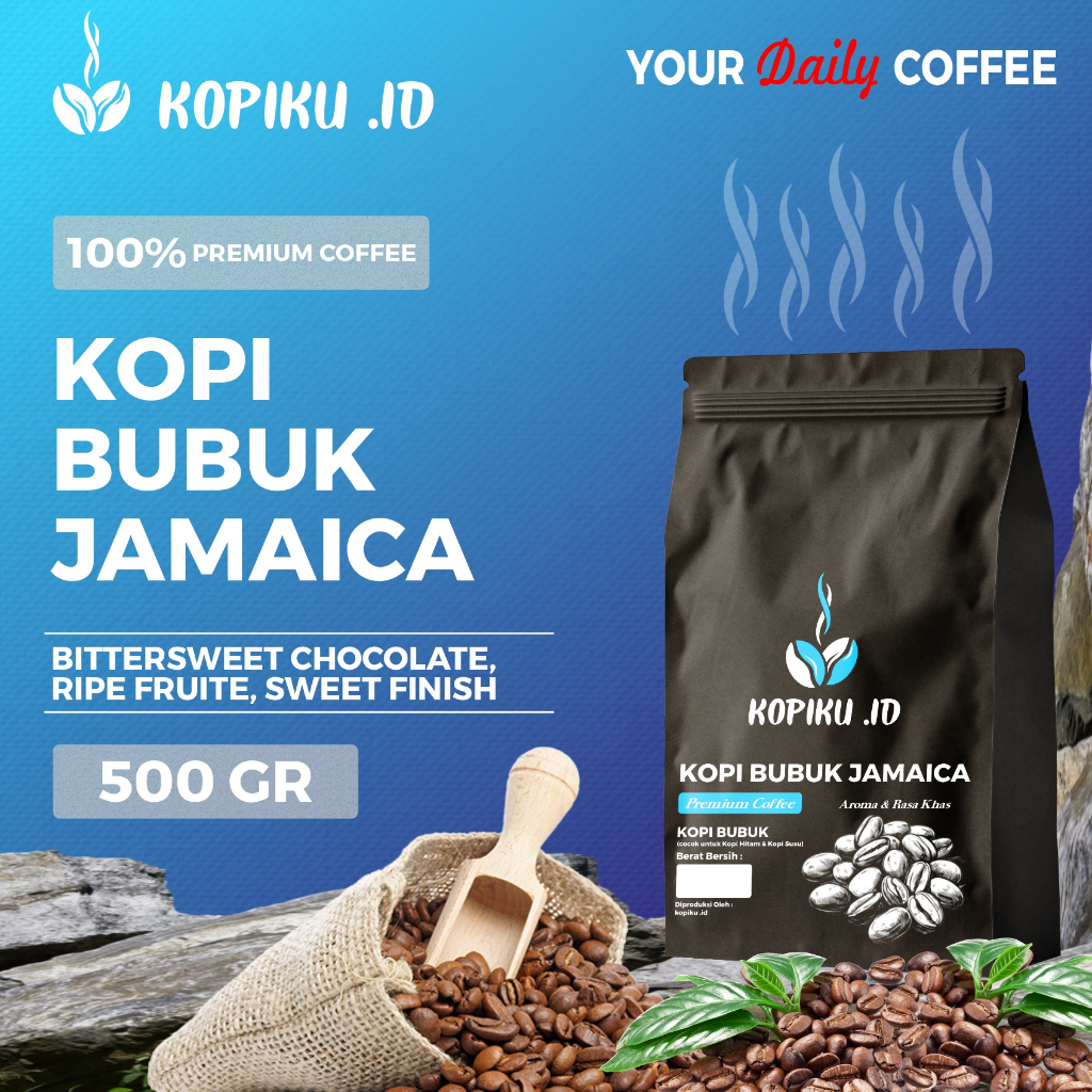 

Kopiku.id - Bubuk kopi Jamaica Premium Rasa Nikmat 500gr