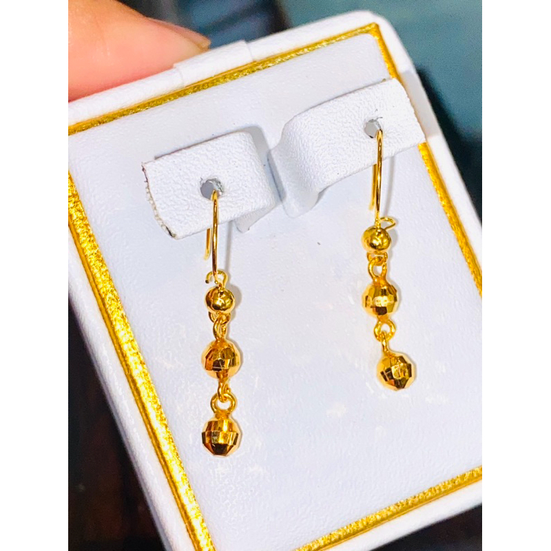 Anting Emas Wanita 16K(karat)/Cap 700