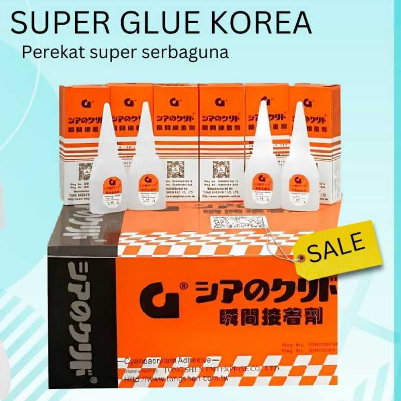 

Lem Setan Super Rekat Glue Korea / Lem Power Lem Korea G Original Asli