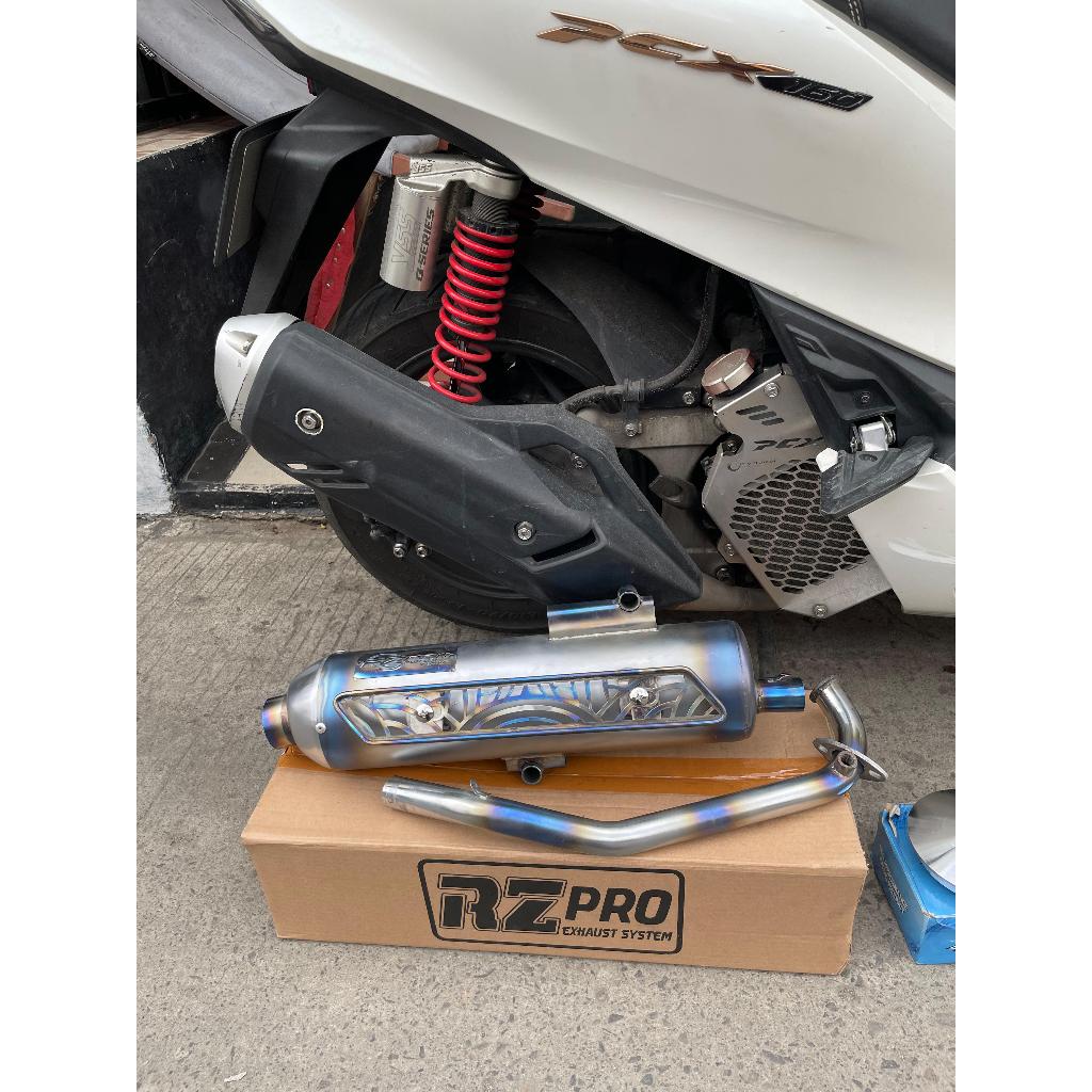 LIVE - KNALPOT KONDOMAN TYPE SR SUNBLUE PCX 160 NEW , VARIO 160 NEW 2019-2024 / SARINGAN MODEL BOR-B