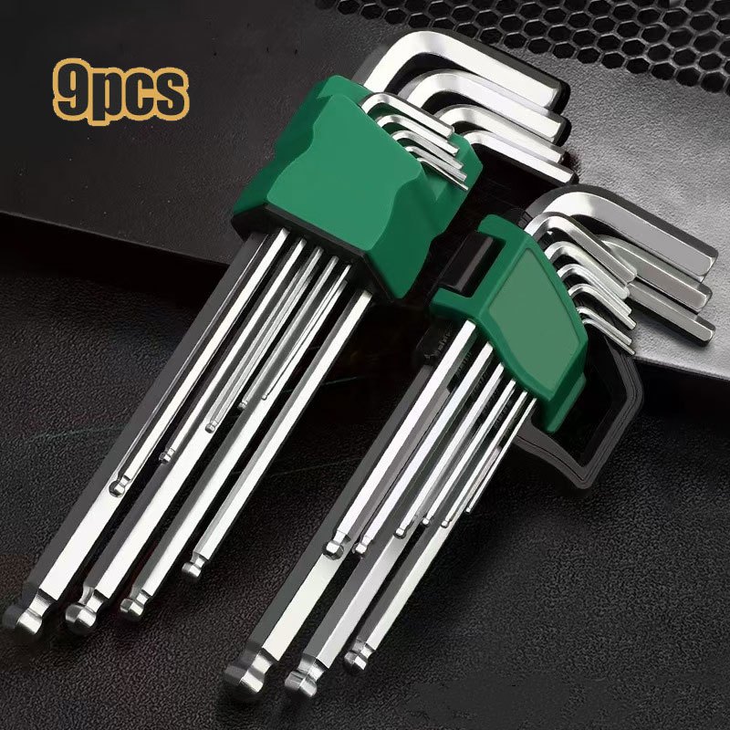 9pcs KUNCI L Bintang set Panjang - Kunci L set - kunci L bintang