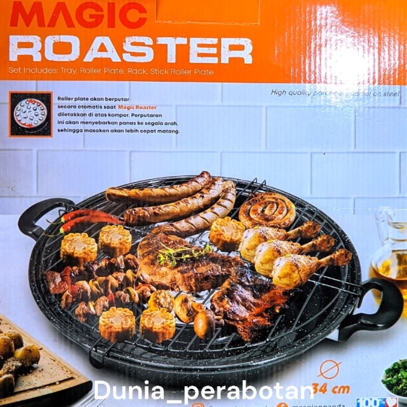magic roaster/ panggangan sate/ panggangan sosis / Bakaran sosis/ pemanggang roti/pemanggang sate/ p