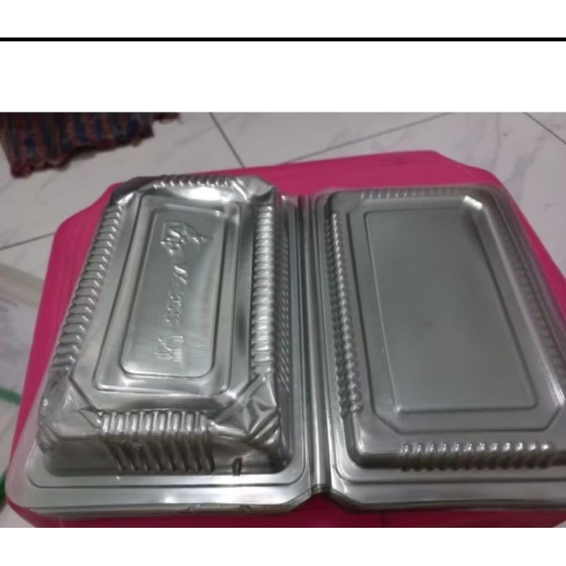 mika makanan VX-GS 4 ISI 100 / mika tempat nasi kuning/mika kue / mika kotak plastik BENING