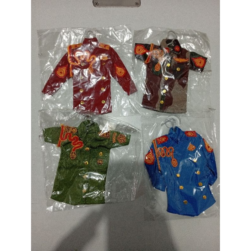 Gantungan kaca mobil baju mini Akmil Taruna