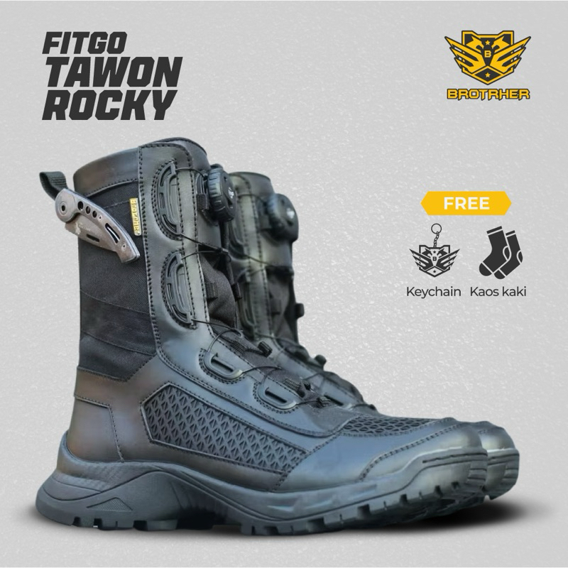 BROTRHER Fitgo Tawon Rocky Sepatu Pdl Tali Putar