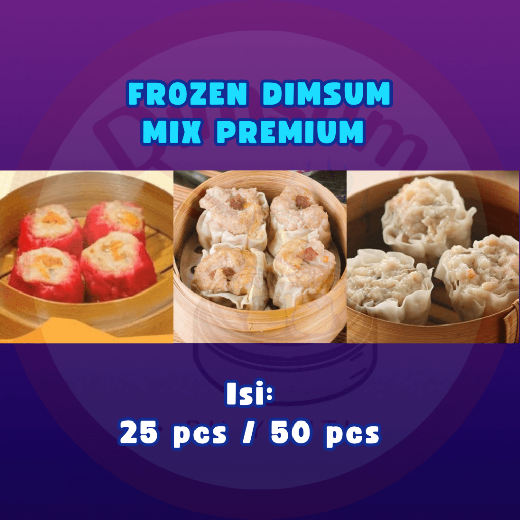 

Dimsum Bu Yanti Varian PAKET MIX DIMSUM PREMIUM FROZEN Dimsum Murah Premium Dim sum Halal - Isi 50 pcs