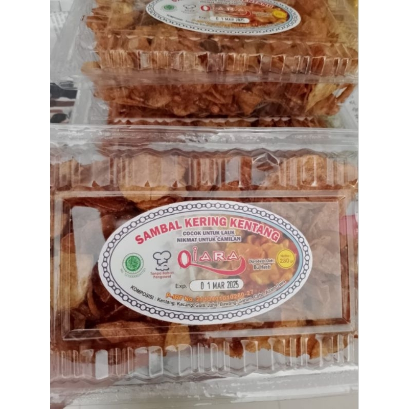 

kentang & sambel goreng QIARA (oleh-oleh khas tegal)