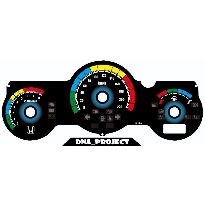 Panel Spidometer HONDA CITY / JAZZ /FIT MANUAL VTEC Gd3 Gd8