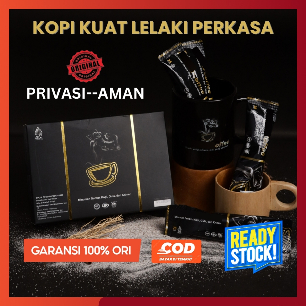 

NFMONCEER COFFEE ORIGINAL | Kopi Herbal Stamina Pria Dewasa Vitalitas Kuat Perkasa Tahan Lama Ampuh