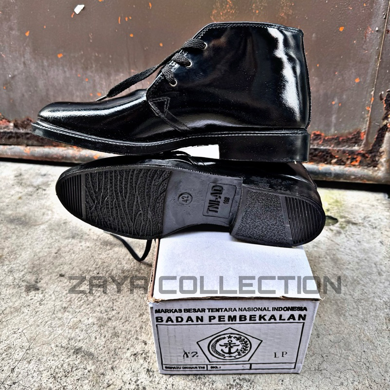 SEPATU PDH TNI MOLDING KILAP SATPAM SECURITY POLRI PASKIBRA