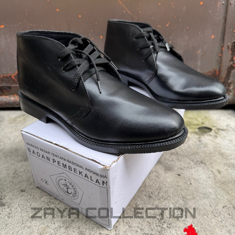 SEPATU PDH TNI MOLDING DOF SATPAM SECURITY POLRI PASKIBRA