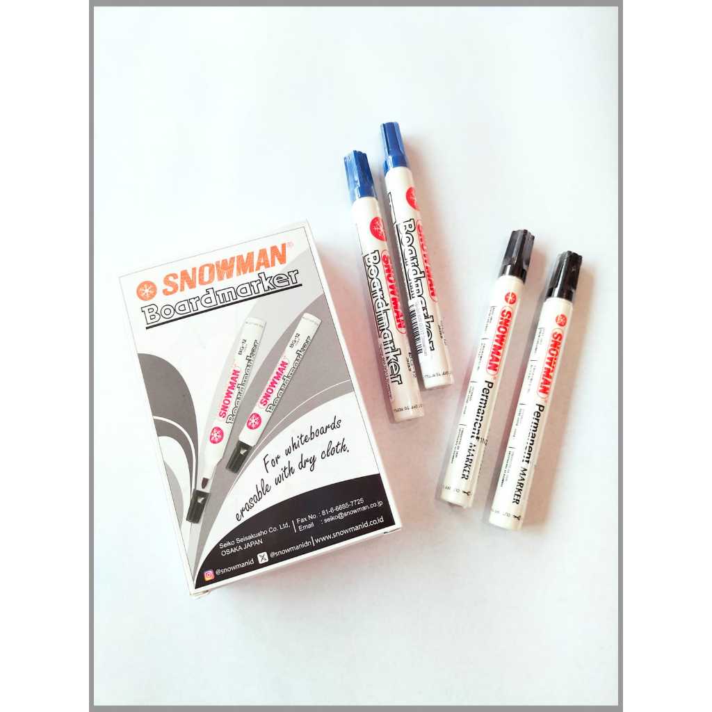 

Veiso__Spidol Snowman Bordmarker/Spidol Whiteboard Snowman BG 12