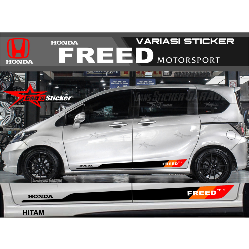 Sticker Honda Freed Aksesoris Honda Freed