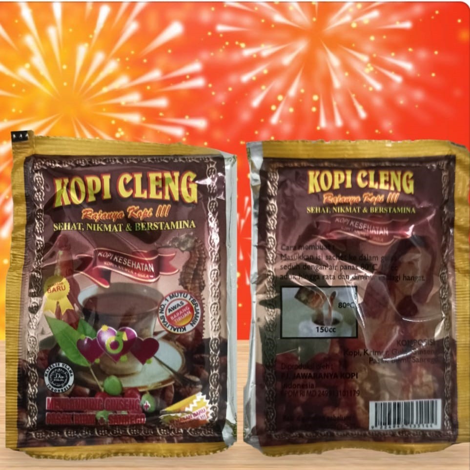 

Paket 2 sachet Kopi Bubuk Instan Cling cl3ng cankir