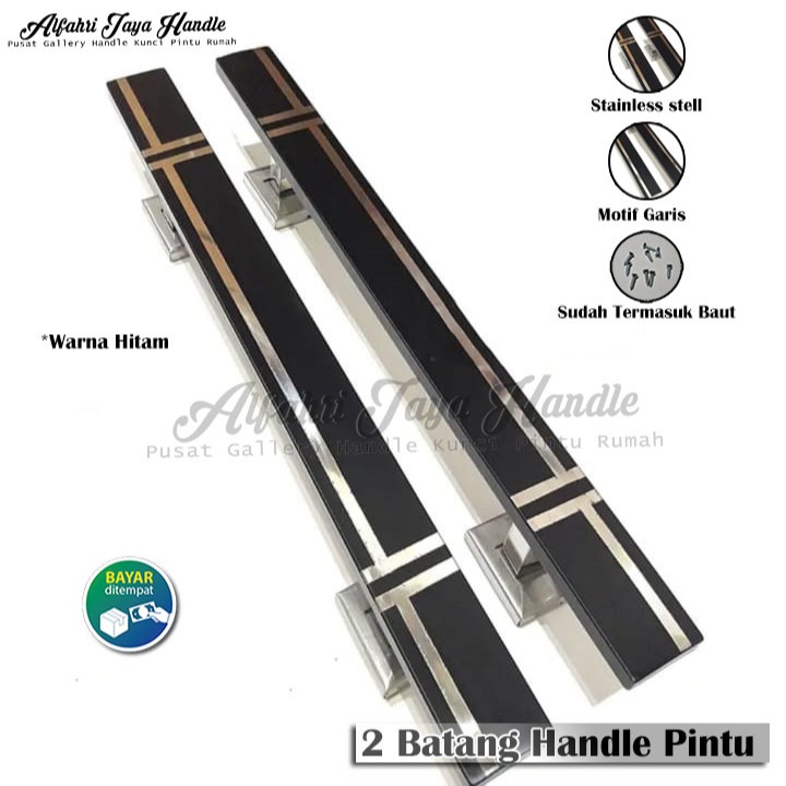 Handle Pintu Rumah 45cm 33cm Minimalis Stainless Pegangan Tarikan Pintu Mewah