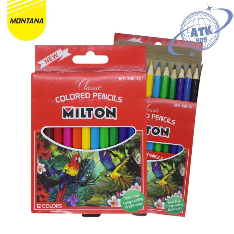 

Pensil Warna MONTANA / Color Pencils / Th-350-12 / 12 Warna /12 Colors