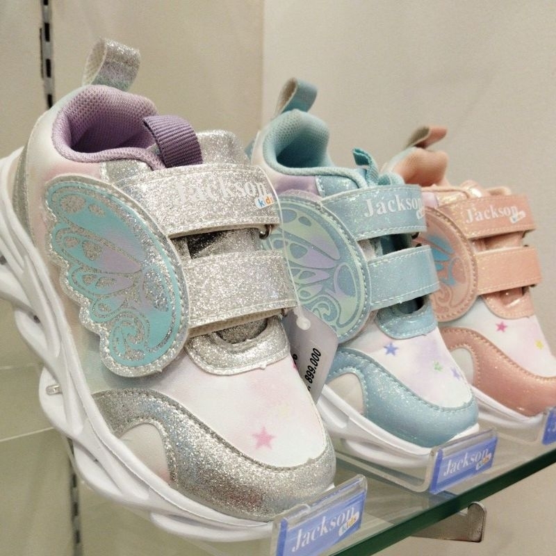 jackson kids sepatu anak perempuan lampu nyala