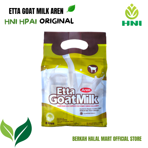 

ETTA GOAT MILK GULA AREN / SUSU KAMBING HNI HPAI