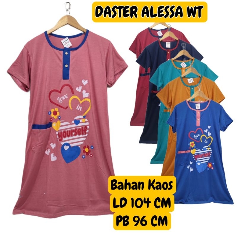 Daster Wanita Busui Bahan Kaos Daster Dewasa Murah